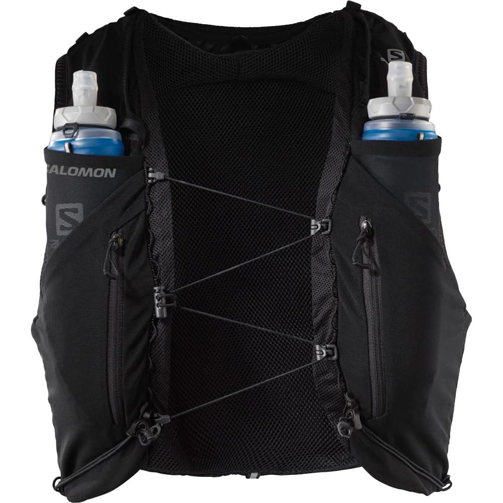 Salomon Unisex ADV Skin 12 Hydration Pack with Flask, Black/Ebony