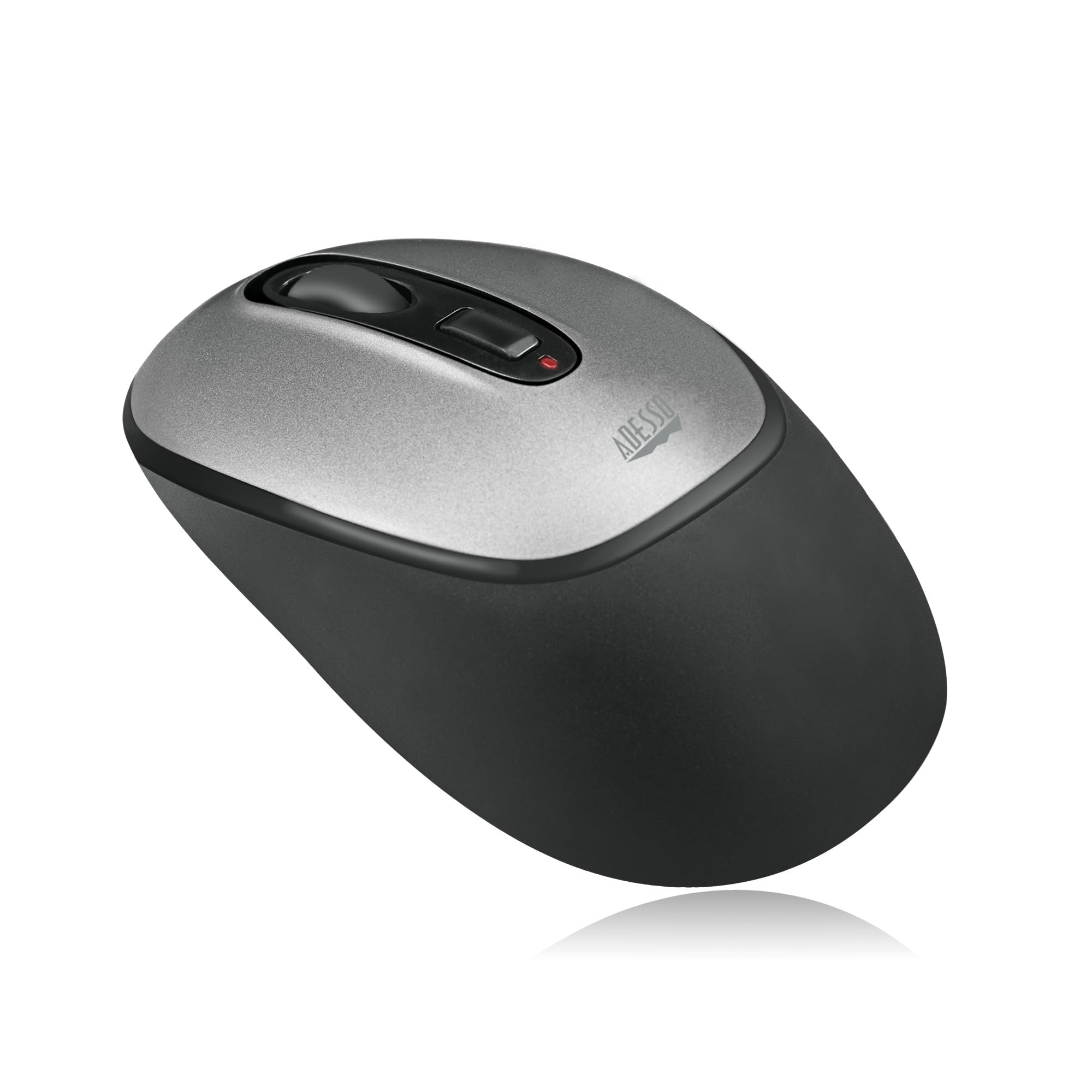 Bezprzewodowa mysz optyczna iMouse A10, technologia RF 2,4 GHz, 800/1200/1600 DPI, obsługa prawo- i leworęczna, z nano, kompatybilna z Windows i Mac, działa na powierzchniach szklanych, drewnianych i