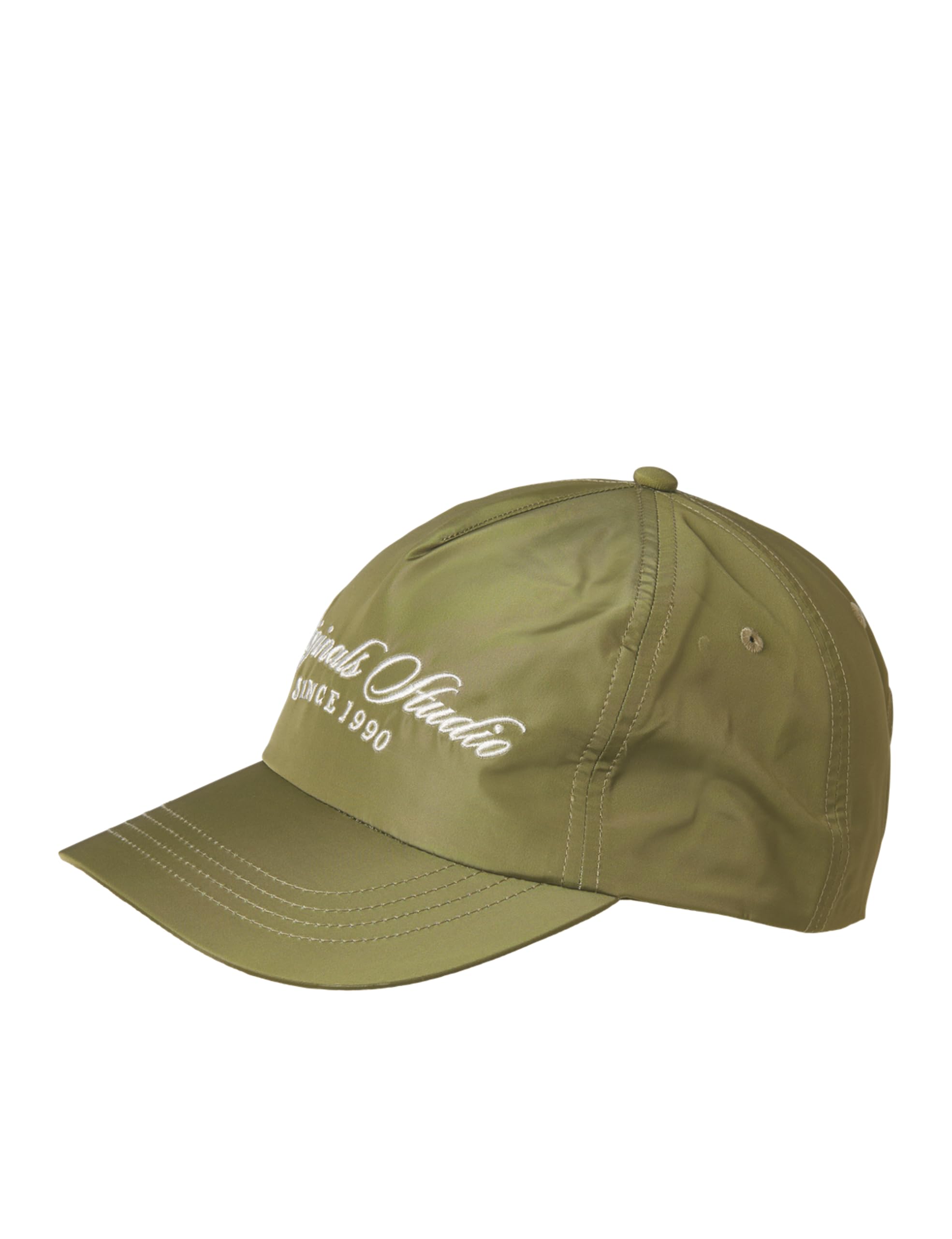 JACK & JONES Jacframe Roxbury Cap, Olive Drab, One Size Men's, Olive drab, One Size