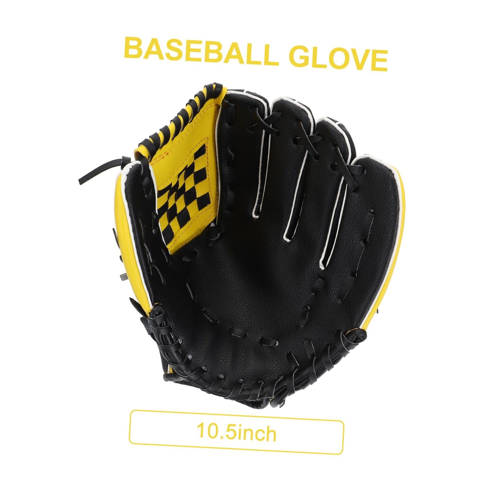 Parliky Lightweight Baseball Glove Men Pu Sports Glove Comfortable Softball Black Inspired