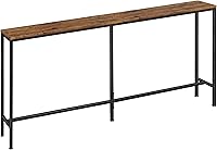Vista 1 de SUPERJARE Mesa de consola de 70 pulgadas, mesas de sofá estrechas y largas, para detrás del sofá, mesa de pasillo para entrada, mesas de entrada