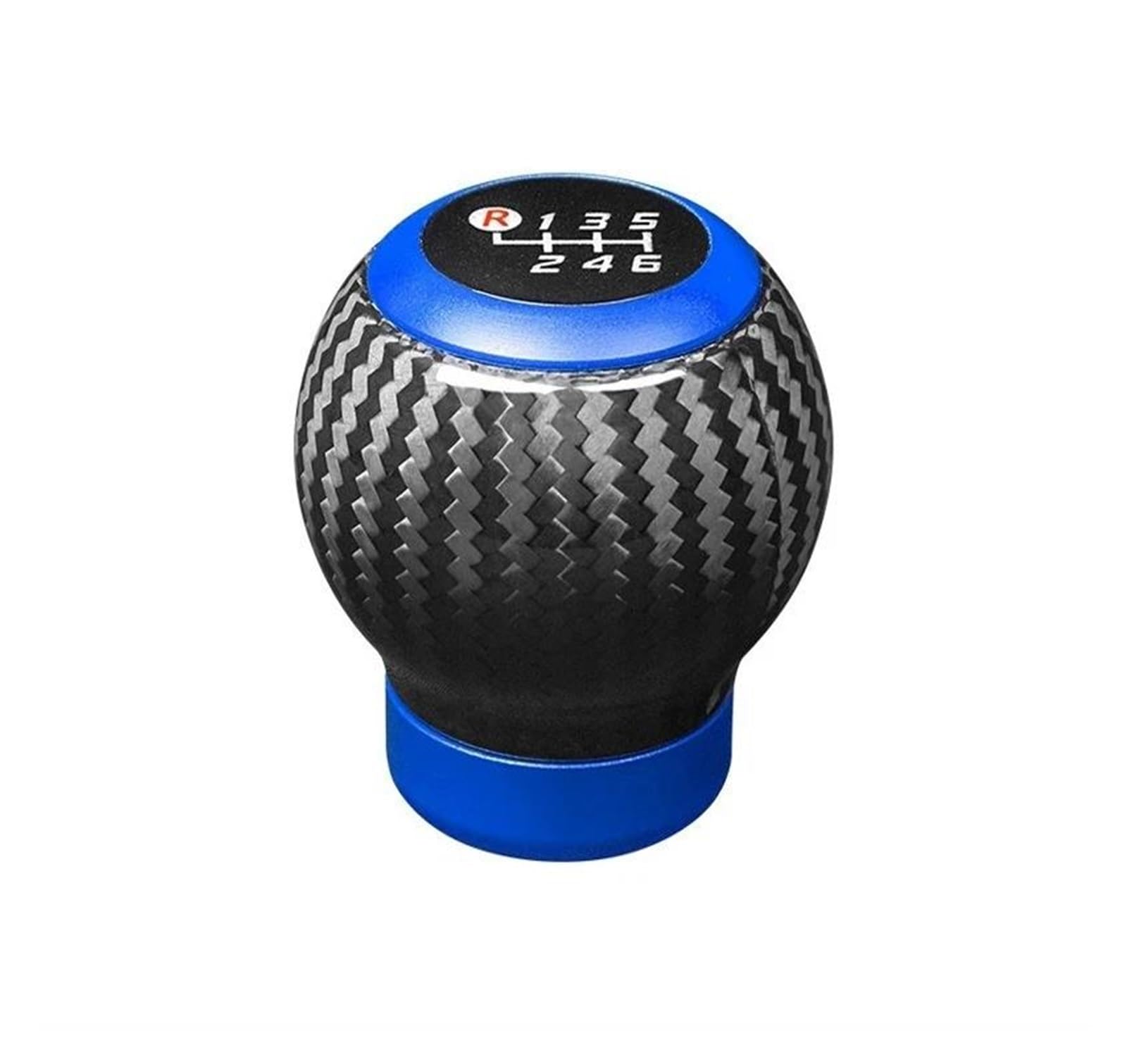 SCKCPNHNPP Gear Stick Knob Carbon Fiber Shift Knob Replacement Gear Lever Console Trim Interior for GR86 for Subaru for BRZ Gear Lever Knob(2022-2025 Blue)