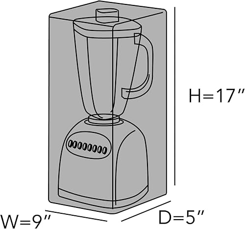 Vista 98 de Covermates Keepsakes - Funda para licuadora, protección contra el polvo, resistente a las manchas, lavable, funda para electrodomésticos