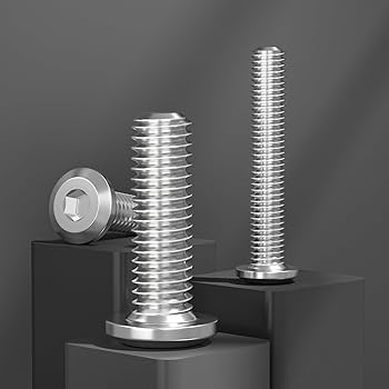 Amazon | SUNCN M8-1.25 x 30 mm 30個 フラットヘッド 六角穴