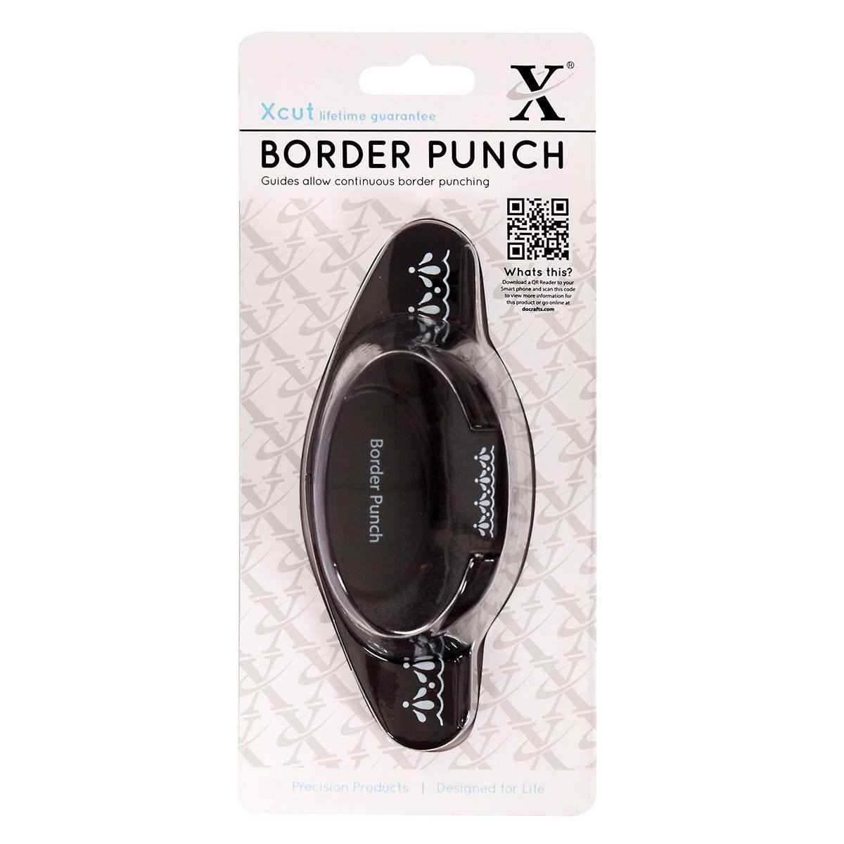 Xcut Decorative Border Punch 4cm Concha Hole Paper Punch Corner Cutter For Craft, Card Making, Scrapbooking, Paper Craft