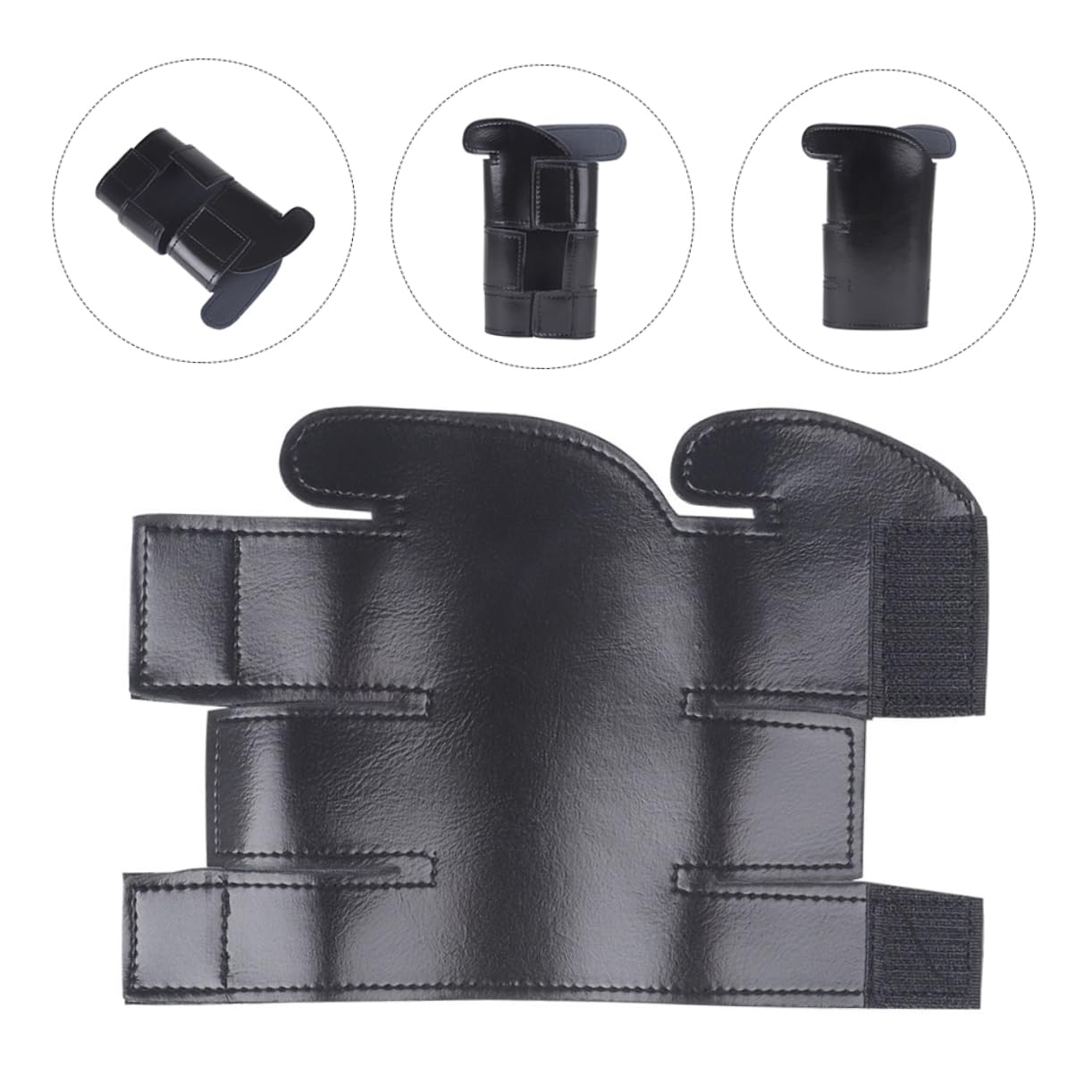 TOYANDONA Estuche Protector para Trompeta de Cuero Negro Protección Anticorrosiva y Diseño Fácil de Usar para Válvulas de Trompeta en Instrumentos de Viento