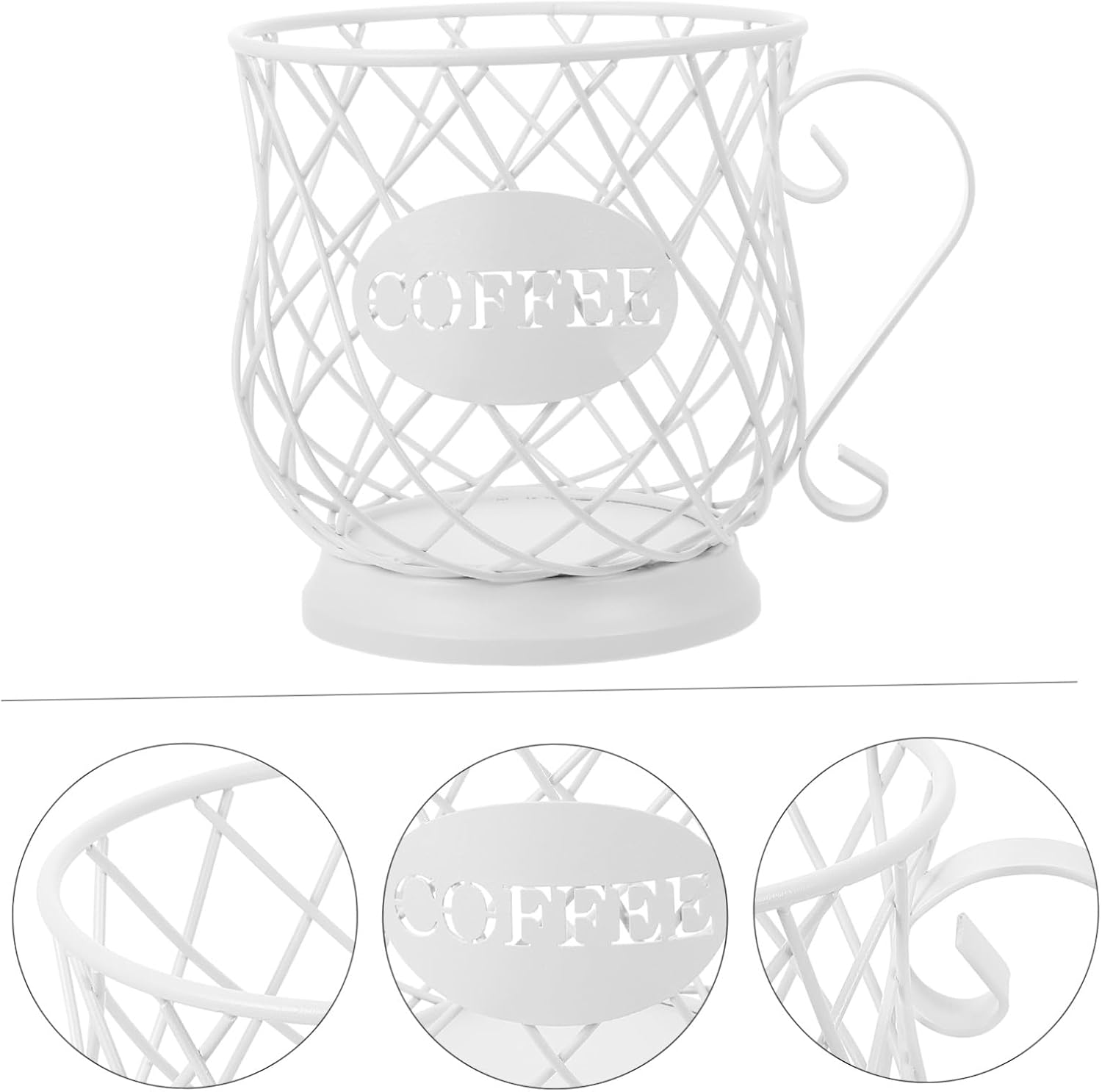 LABRIMP Coffee Cup Hooks Pod Holder for Coffee Decorative Capsules for Kitchen Storage