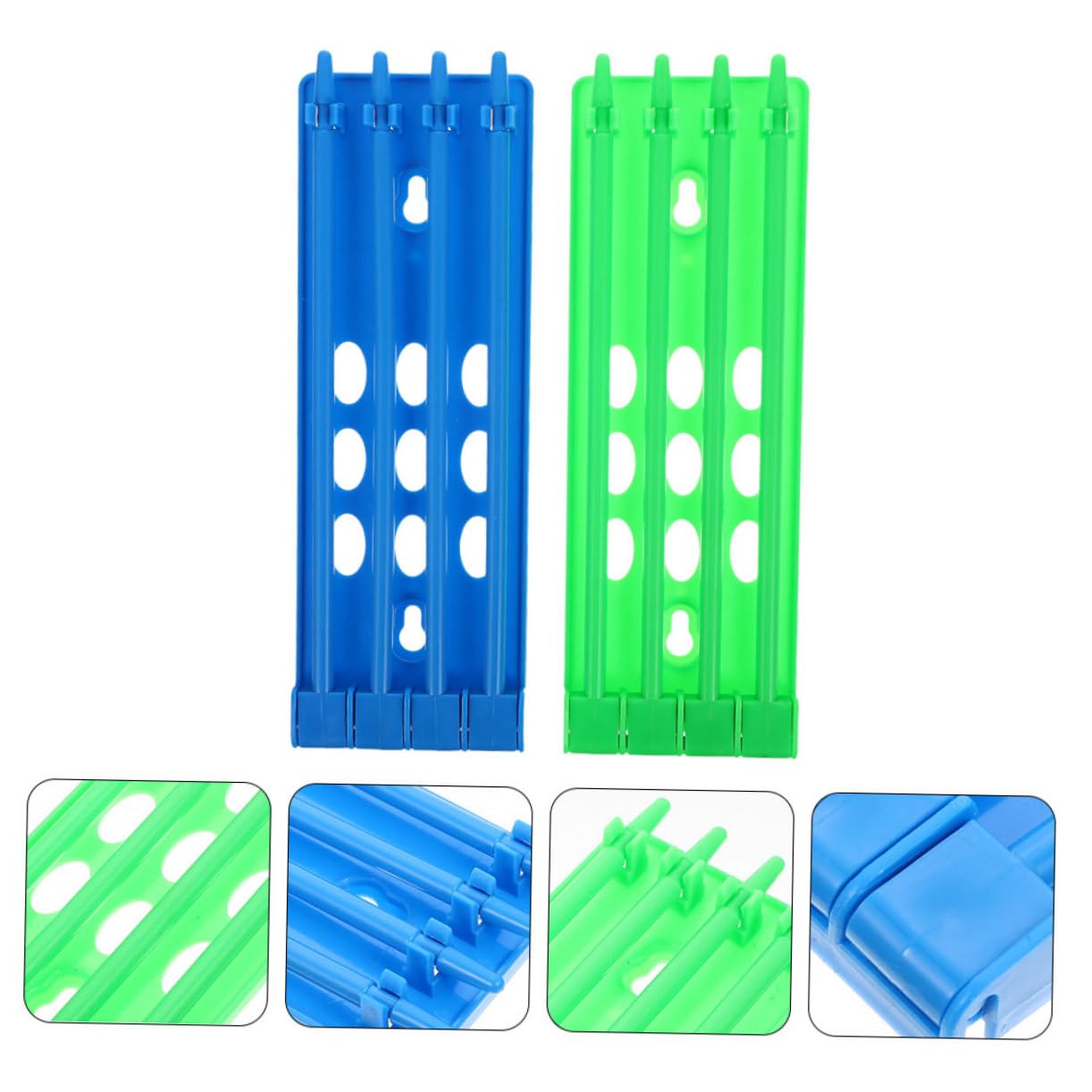 BESPORTBLE 16piezas Soporte para Anillos De Pies De Palomas Rack De Almacenamiento para Anillos De De Palomas Organizador Colgante De Bandas para Identificación De Aves