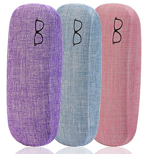 Zonly Eyeglasses Case,(6 Piece) Unisex Hard Shell Eyeglasses Cases Protective Case For Glasse #TOP1