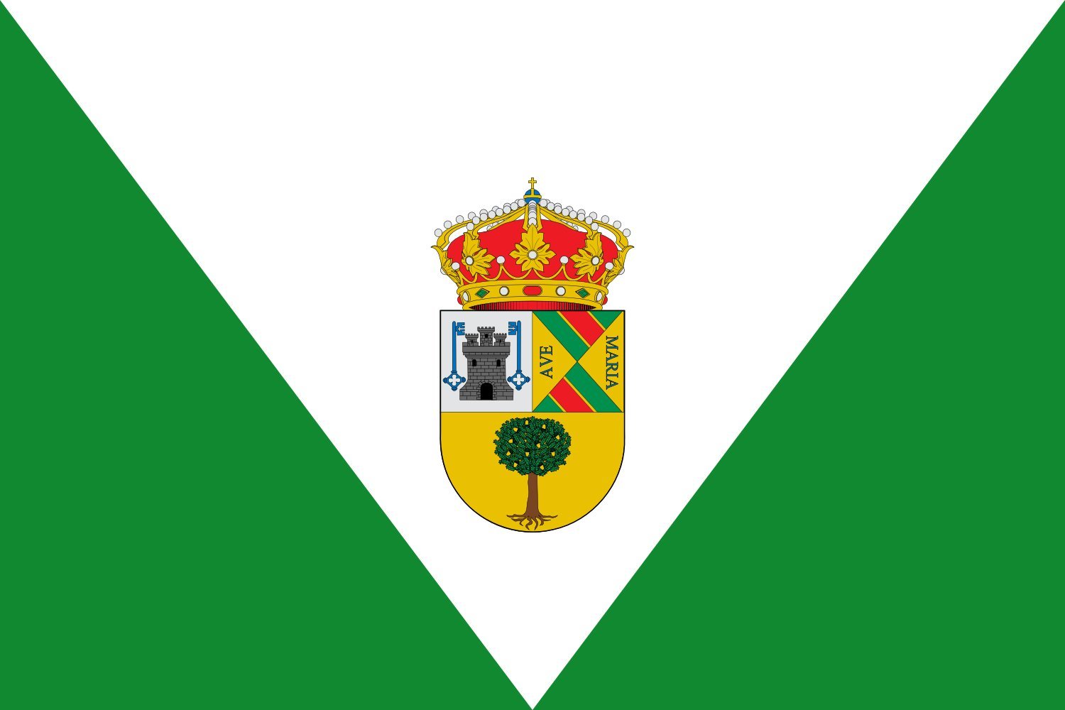 Drapeau Robregordo grand format officiel de la Communauté de Madrid