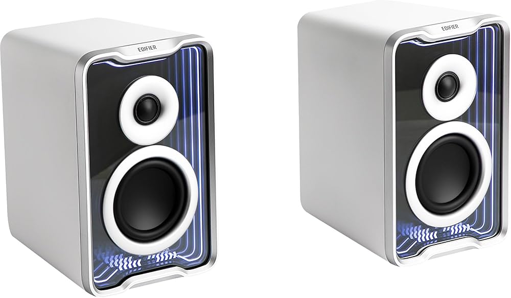 EDIFIER QR30 ホワイト Edifier QR30 Desktopspeaker white Bluetooth,RGB retail
