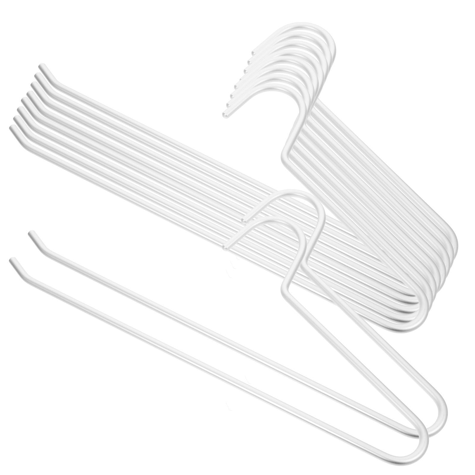 Cintres Pantalons Gain de Place en Aluminium Antidérapant pour Penderie Encombrée