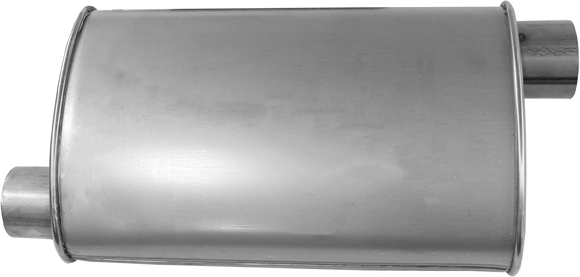 Quiet-Flow SS 21762 Direct Fit Exhaust Muffler 2.5" Inlet (OD) 2.5" Outlet (ID) for Chevrolet Equinox