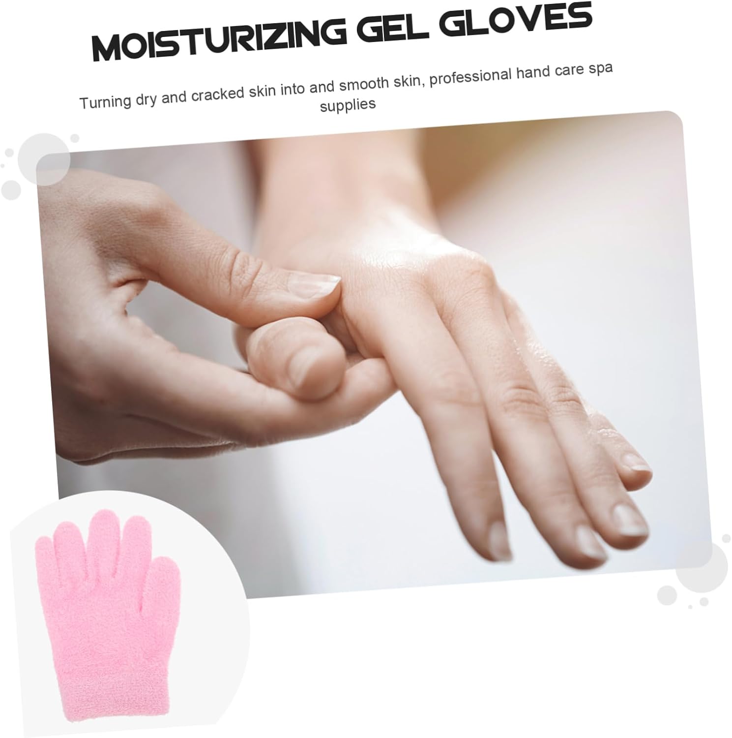 Vaguelly 2pairs Dry Cracked Hands Foot Treatment Spa Gloves Socks Set Women Men Moisturizing Gel Socks