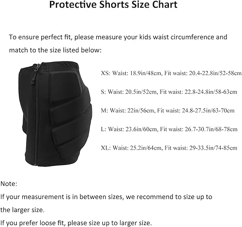 Miniatura 6 de Topeter Pantalones cortos protectores acolchados para patinaje, pantalones cortos de impacto de snowboard para esquí, almohadillas protectoras de