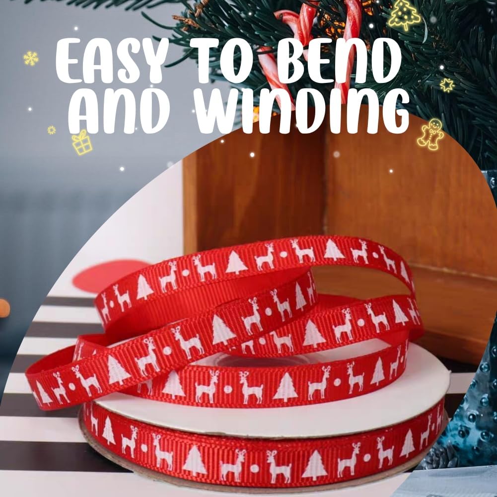 Ruban En Tissu De Noël Pour Décorations Et Emballages Cadeaux 6 3 Cm X 10 M 93489473