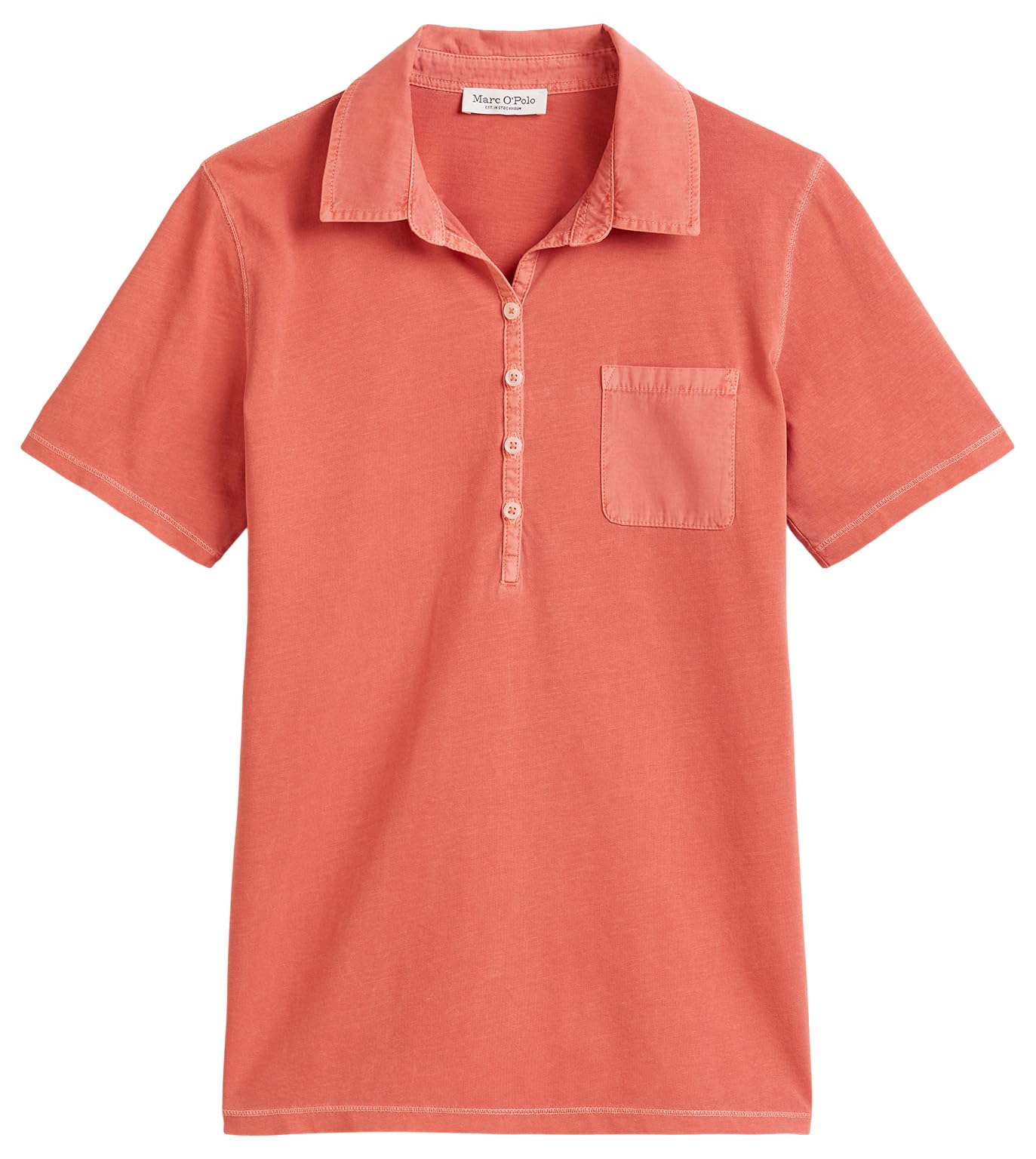 Marc OߴPolo Donna Maglietta Polo a Maniche Corte in Cotone bio Slim Fit