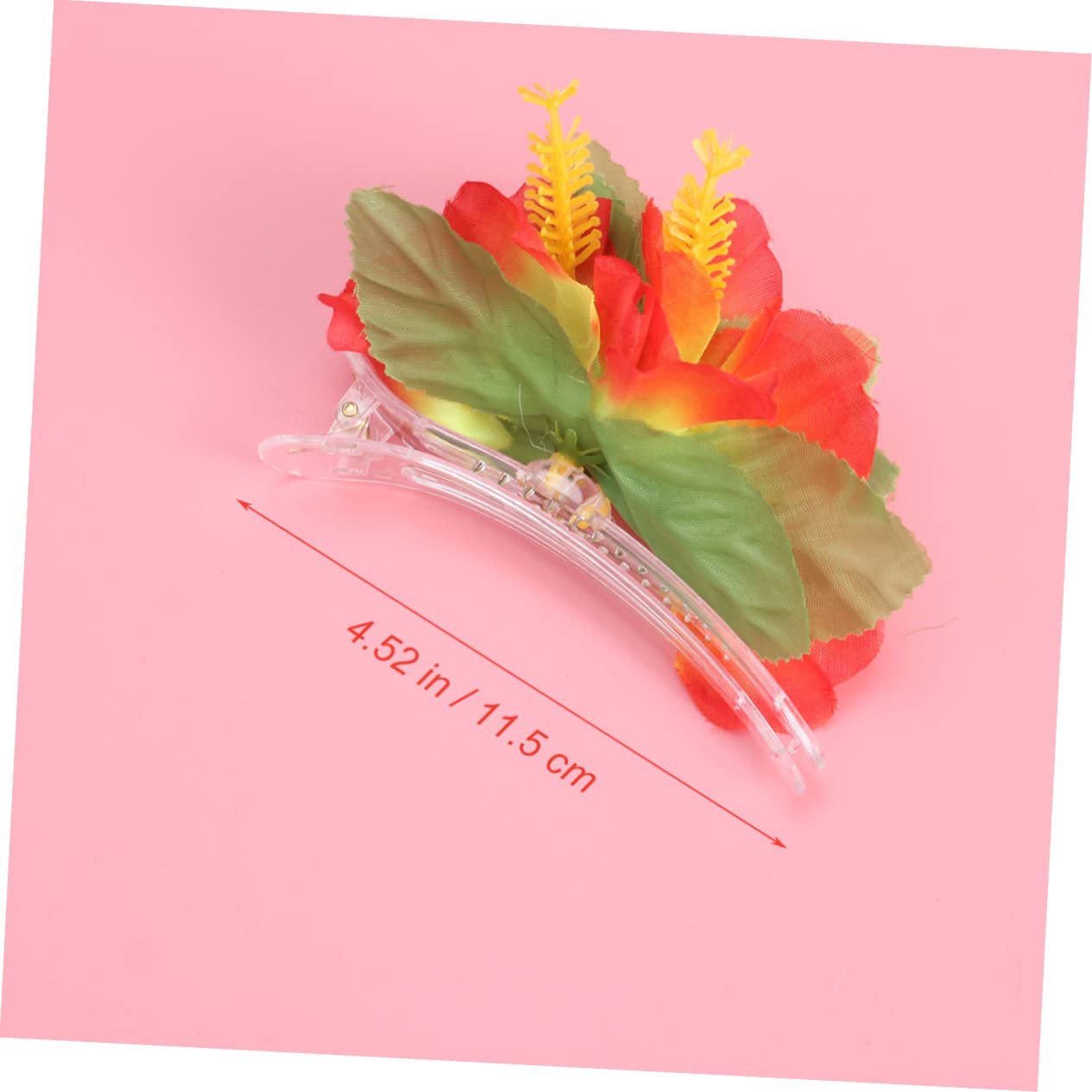MAGICLULU 18piezas Horquillas De Flores Para Novias Tocados De Naranja De Playa Accesorios De Cabello Tropicales Para Mujeres