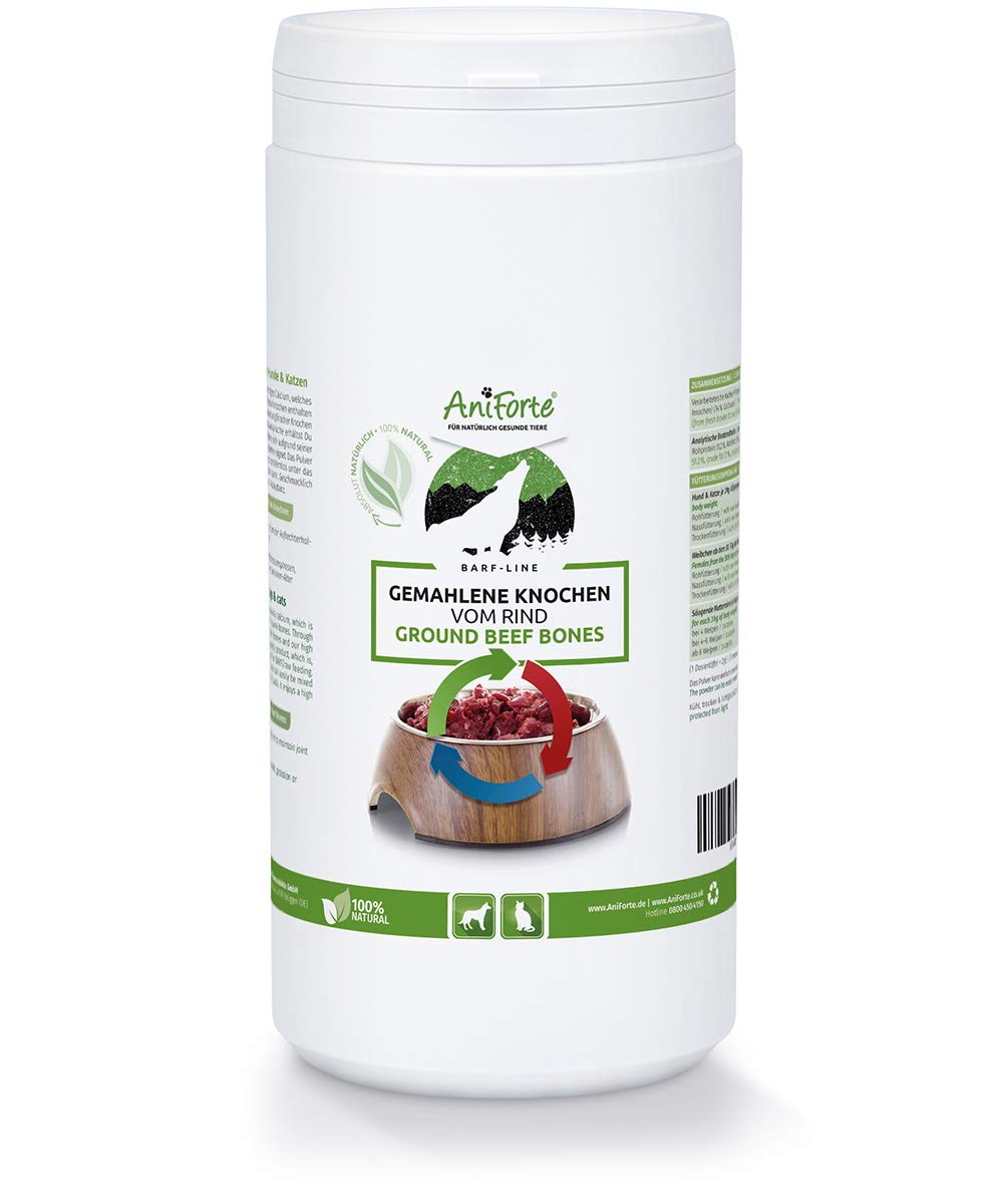 AniForte ground bones known as meat bone meal for dogs and cats 1 kg