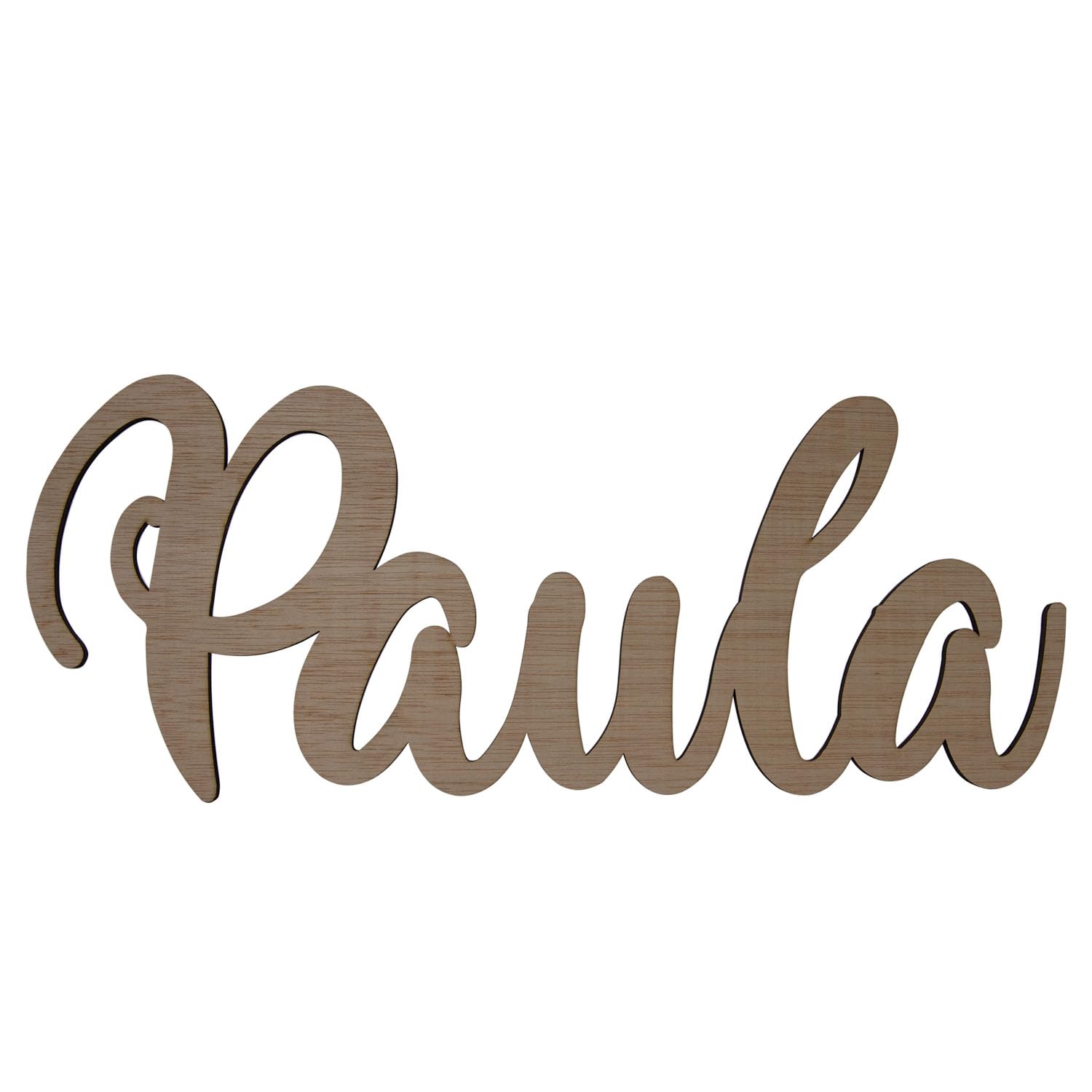 Various Nombre Personalizada Decorativo Infantil de Madeta Natural de MDF y Contrachapado EligeTamaño para habitación Dormitorio de niño, niña, Regalo Nacimiento, Bautizo, comunión, Aniversario.