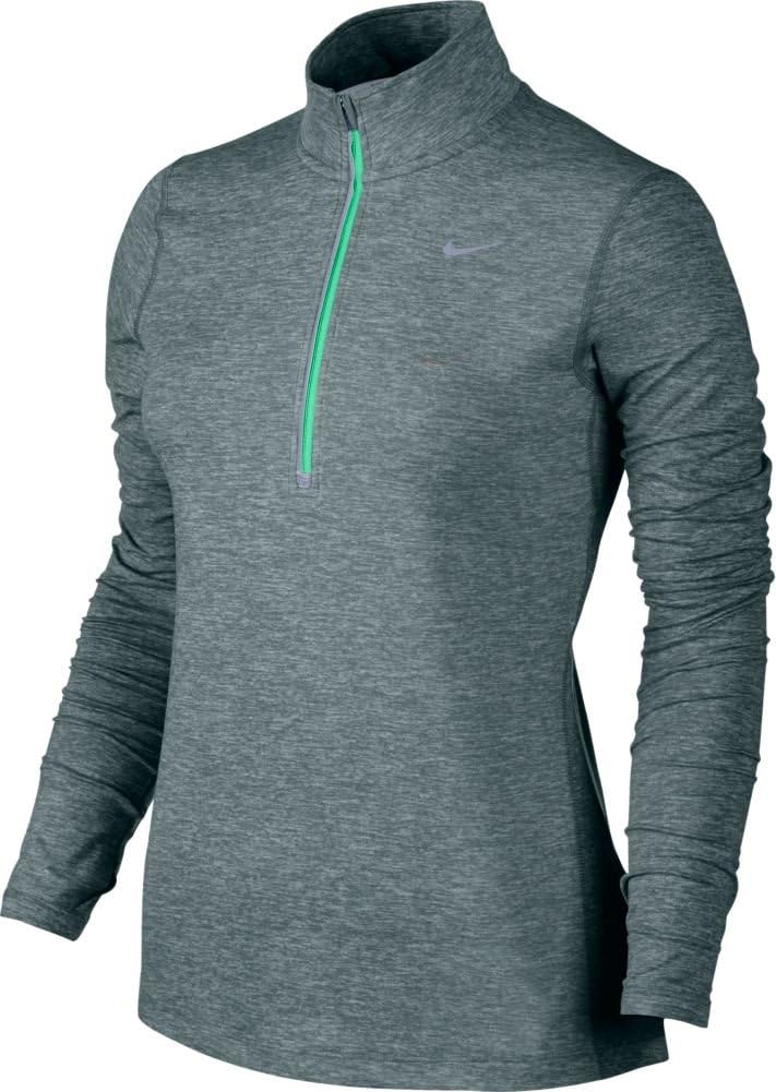 nike women's element half zip long sleeve shirt