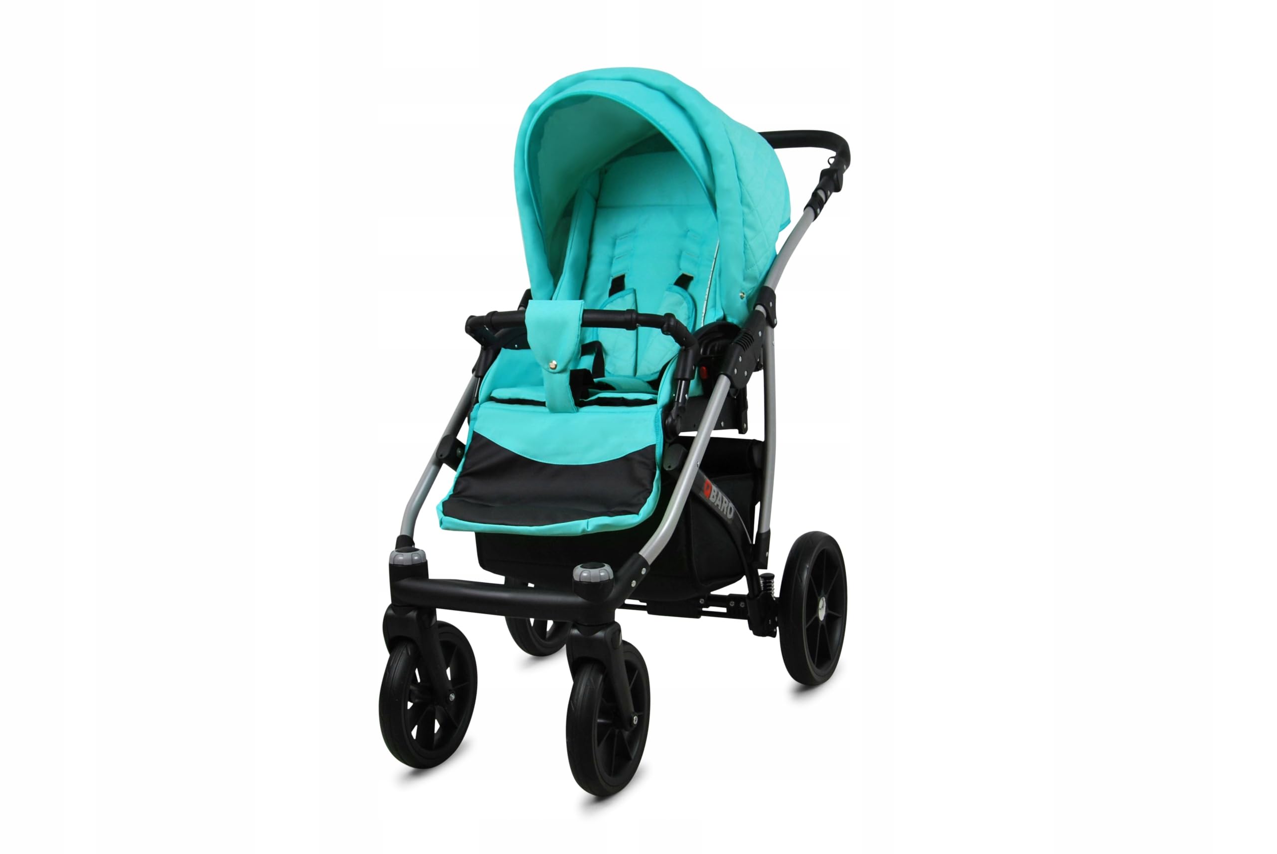 BabyLux Kinderwagen Set 3 in 1 Qbaro Babywanne Buggy Sportsitz Auto-Babyschale Kombikinderwagen Wickeltasche Regenschutz
