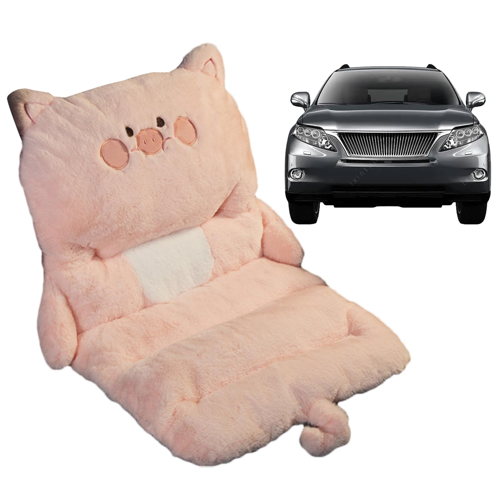 Amazon.co.jp: 椅子クッションぬいぐるみ - 車の後部座席クッション,1