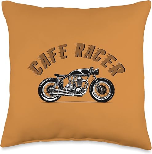 Miniatura 1 de Cafe Racer Biker Men Women Adult Teens Boys Girls Kids Youth Throw Pillow, 16x16, Multicolor