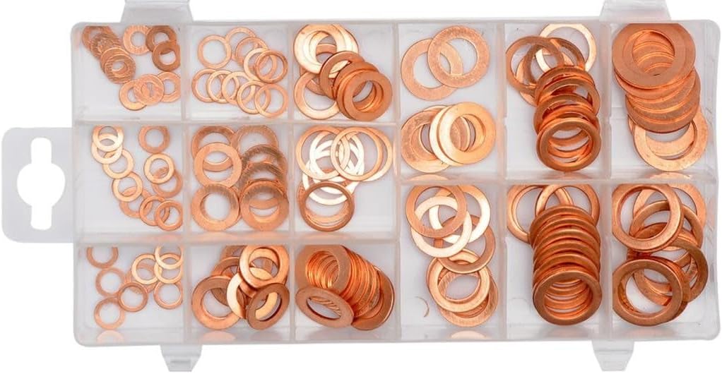 Yato yt-06871 – 150 PC Copper Washer Assortment