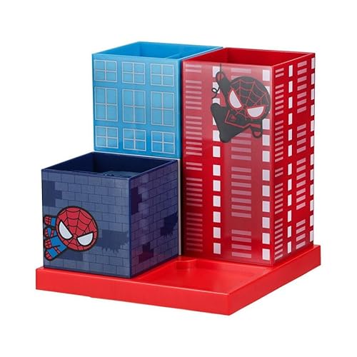 Paladone Spiderman Official Licensed Comic Book Desktop Organizer, Gamer and Comic Series Fan Decor and Gift, Nostalgic Marvel Superhero Desk and Table Accessory