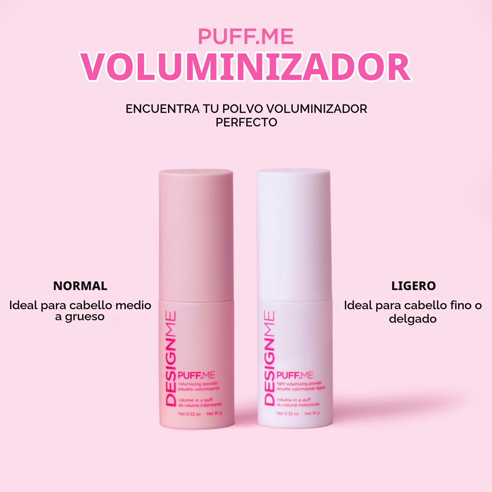 Puff.ME Root Volumizing and Texturizing Hair Powder