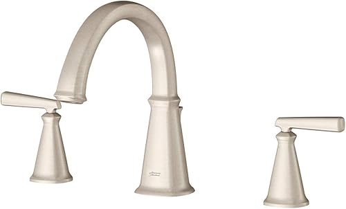 Miniatura 2 de American Standard T018900.295 Edgemere - Grifo de bañera romano para válvulas rugosas flash, níquel cepillado