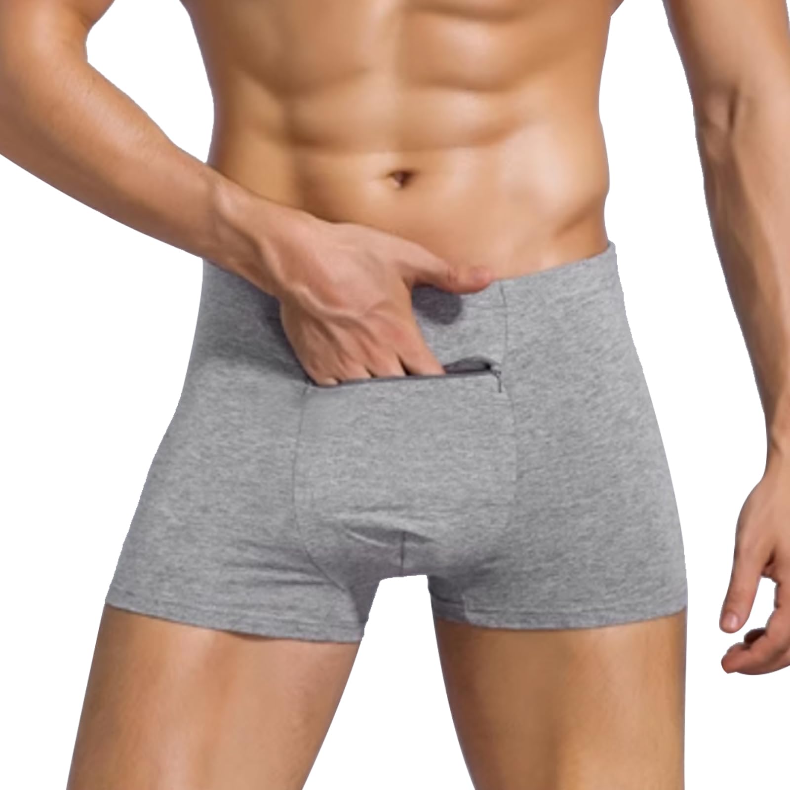 Stash Pocket bielizna dla mężczyzn, bokserki z tajną kieszenią