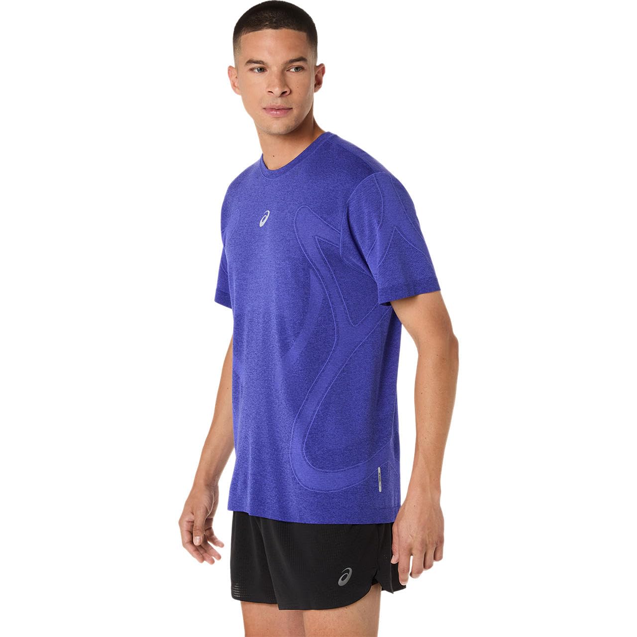 ASICS Road Seamless Laufshirt Herren blau - Cobalt Burst/Eggplant S