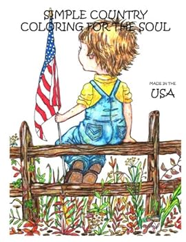 Paperback Simple Country: Coloring for the Soul Book