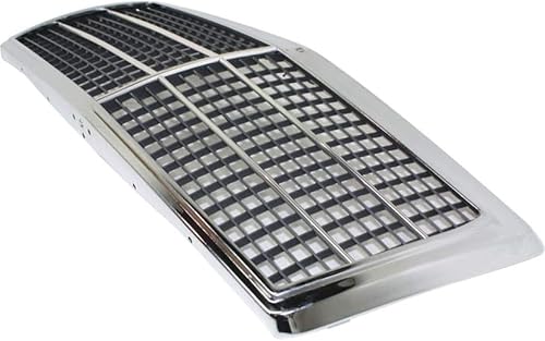 Miniatura 3 de Para Mercedes-Benz 190E Grille Assembly 1984-1993  Carcasa cromadainserto imprimado  con 11 molduras  Chasis  Plástico  MB1200103  2018800783