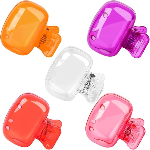 Paquete de 5 fundas para cabeza de cepillo de dientes de viaje, protector de cepillo de dientes, estuche protector de plástico para viajes