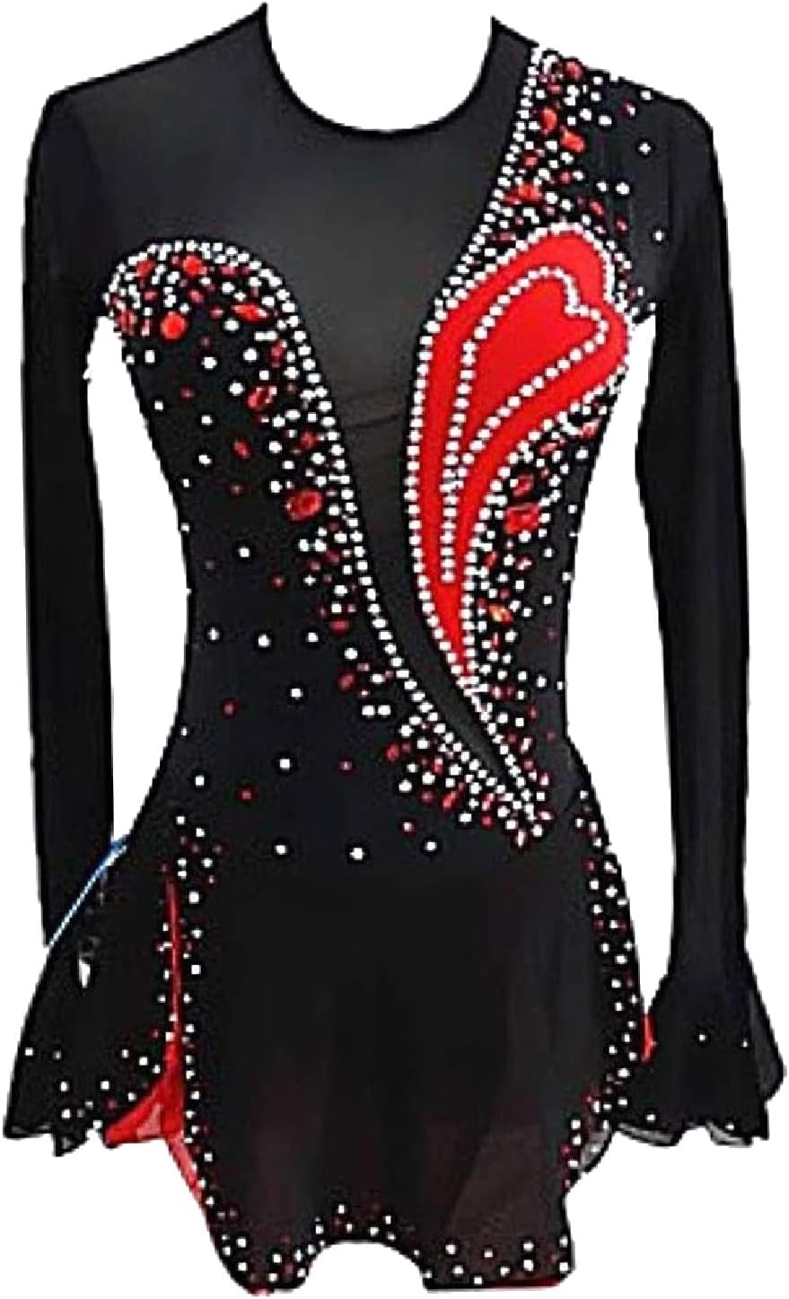 Figure Skating Dress for Girls Breathable Sport Specific Clothing for Ice and Roller Skating