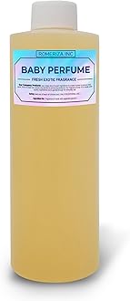 ROMERIZA INC. Baby Essential Fragrance Body Oil – Luxury Unisex Baby Oil Perfume with Long Lasting Baby Powder Scent – Soft Baby Smell, Uncut Perfume Oil,Scented Body Oil for Women & Men – 1 Fl Oz