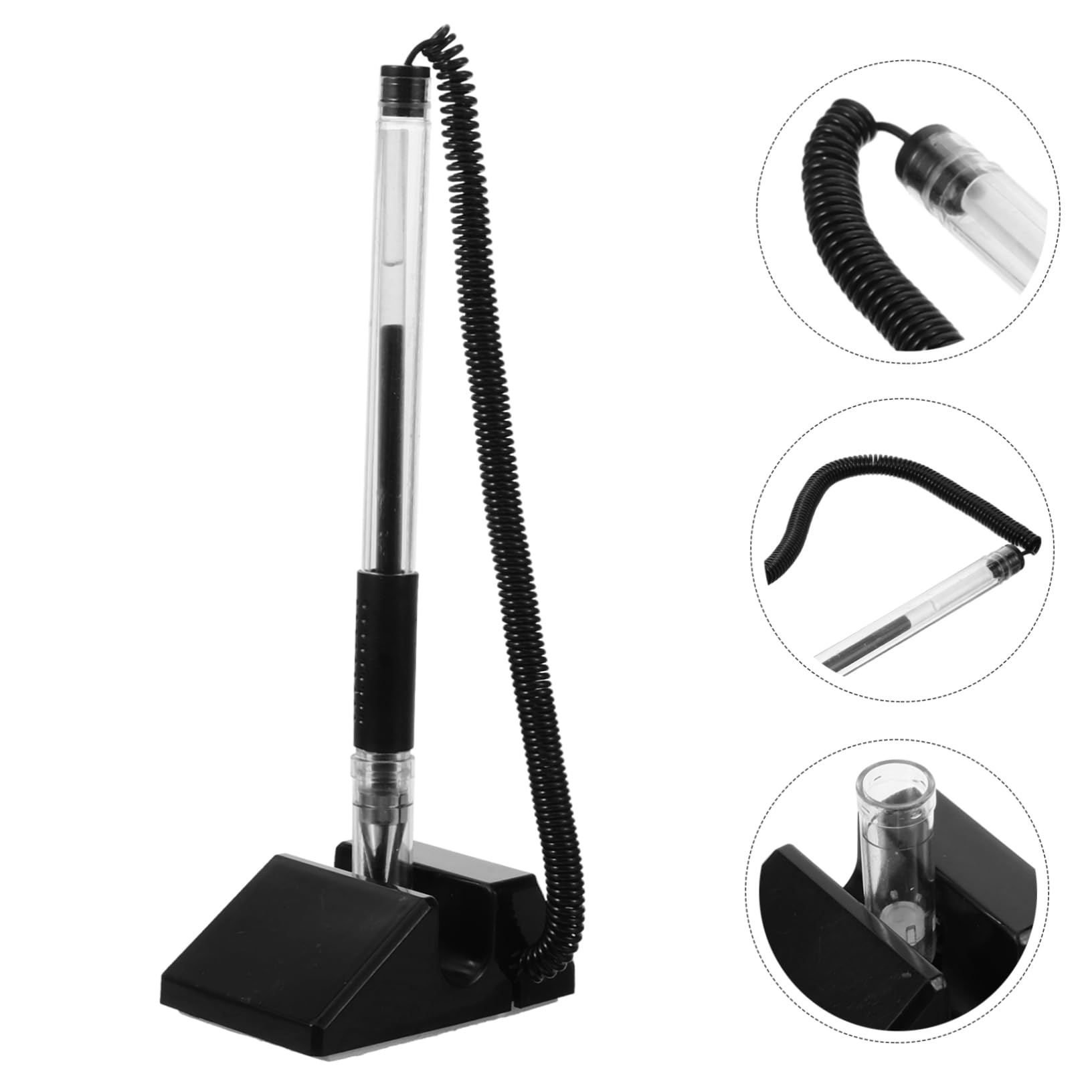 NUOBESTY 16 Pz Gel Ufficio Penne Gel Penne in Rivenditore Black Cancellabili a Tavolo a Cancellabile
