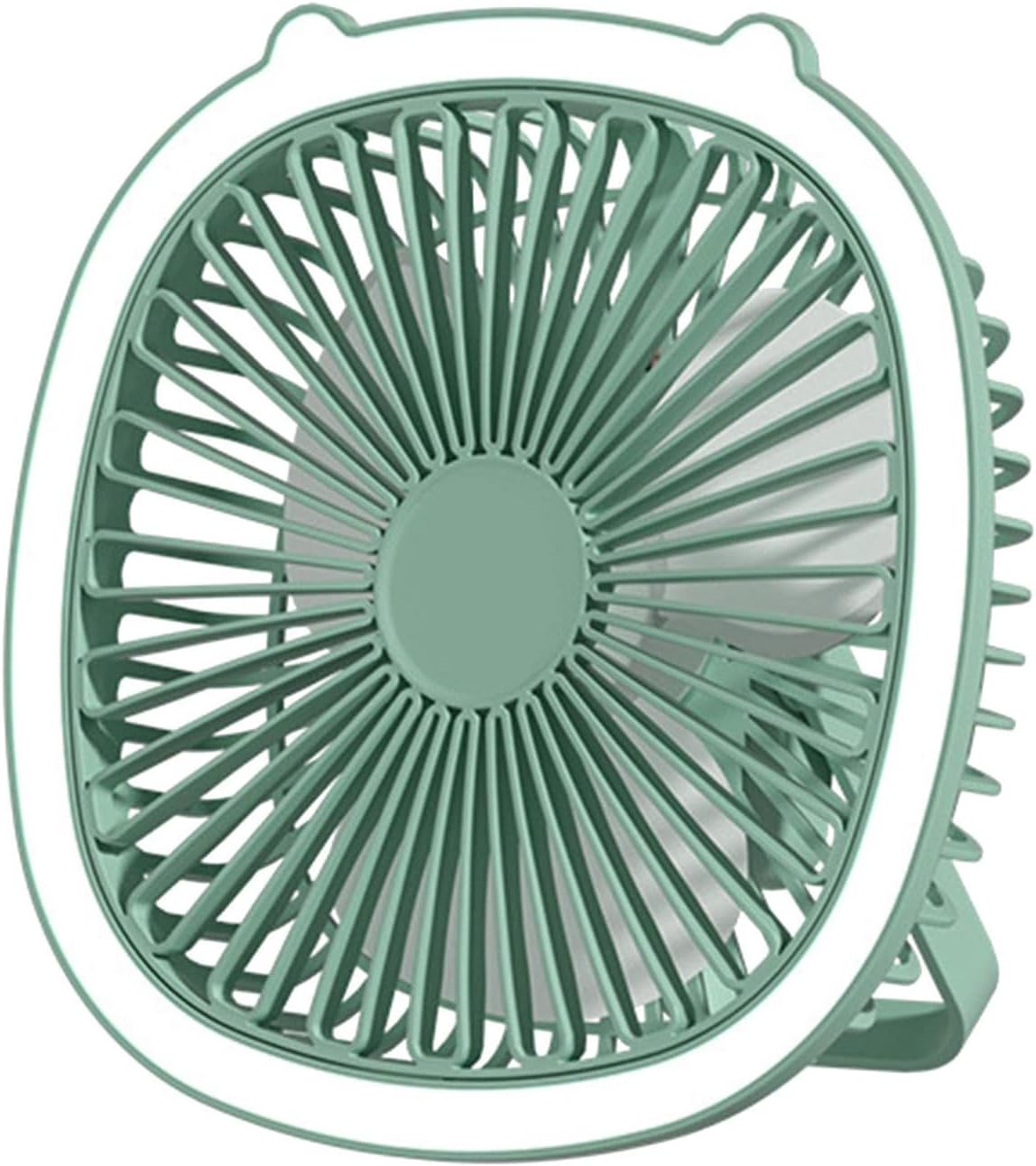 VERVENIX Rechargeable USB Fan with LED Light - Mini Ceiling Fan, 180 Degree Rotatable, Portable Handheld Design with 3-Speed Adjustment - Ideal for Camping and Outdoor Activities(Pack of 1, Green) (B0CWLVWQ3Q) Amazon Price History, Amazon Price Tracker