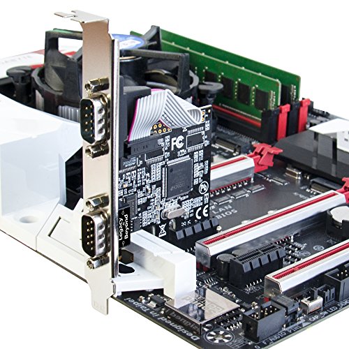 Siig Legacy And Beyond Series 2 Port (Dual) Serial / Rs-232 Pcie Card With 16C550 Uart #TOP2