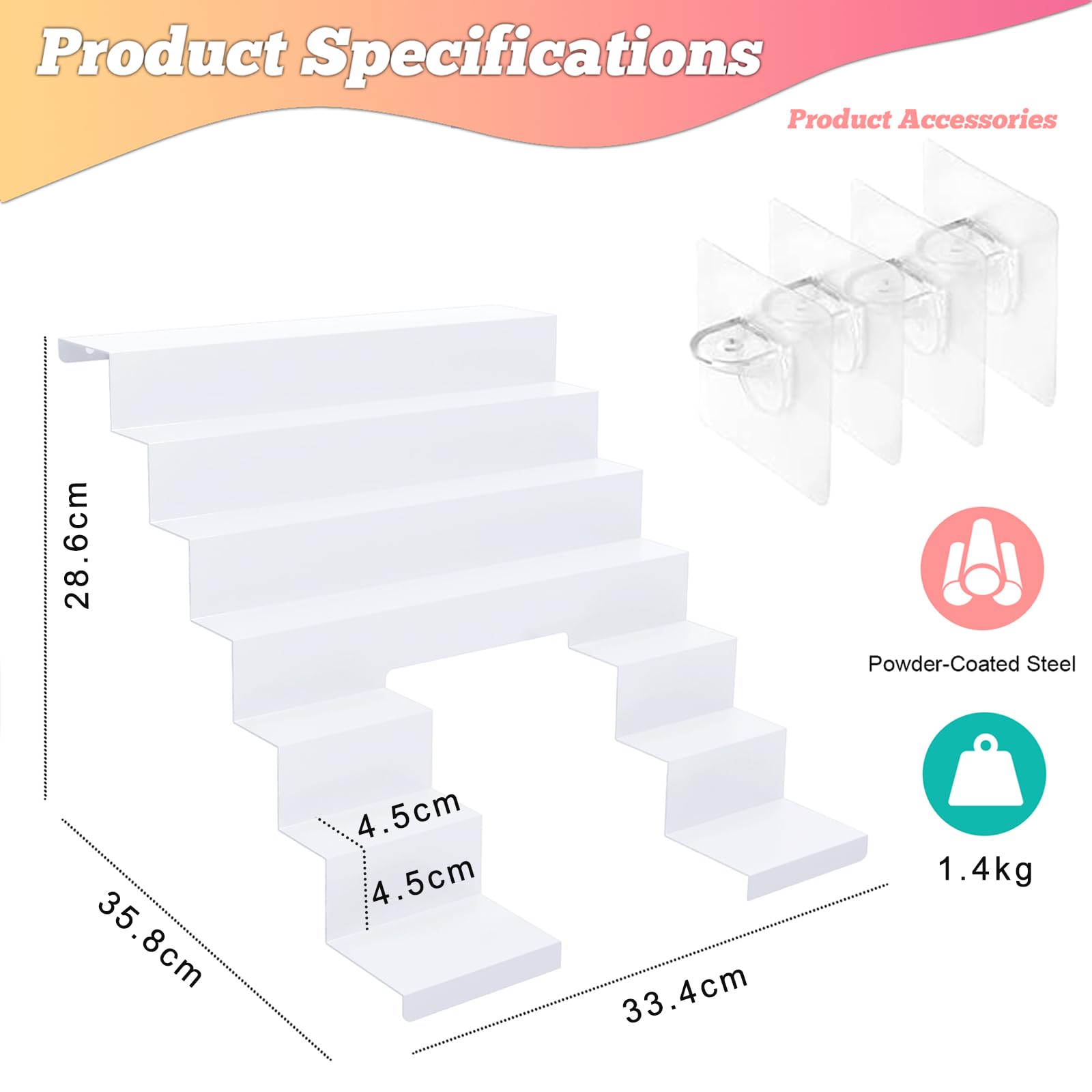 Toniebox Étagère pour Tonie appliquée à IKEA KALLAX – Organiseur de rangement magnétique pouvant contenir plus de 50 figurines et boîte de Toniebox | Étagère blanche pour enfants avec maintien