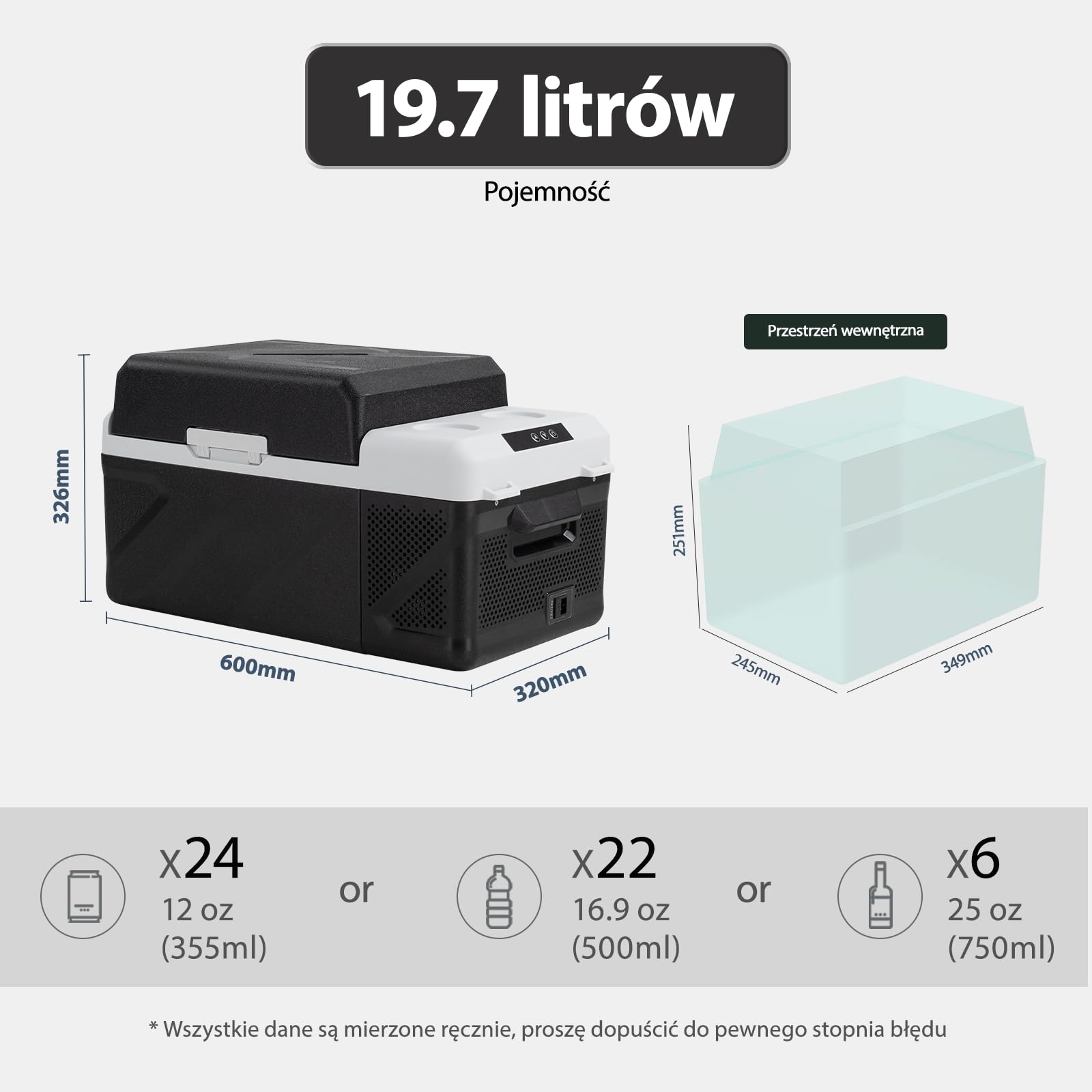 KM20 20 L Kołdra chłodnicza, 12V, Mini-Lodówka, Kompresor Elektryczny, Lodówka Samochodowa, Camping, Zamrażarka, Mała, Przenośna, Dla Samochodu, Ciężarówki, Łodzi, Kampera