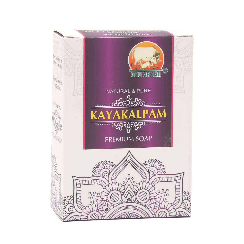 Kayakalpam Herbal Soap 75 kg (Pack of 5), Handcraft Bath Soap, Anti Aging Give smooth skin & Natural Glow-picture-53