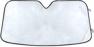 Parasoles personalizados para parabrisas de automóvil, color azul, plegable, para parabrisas delantero, tamaño M, 55 x 27.6 pulgadas