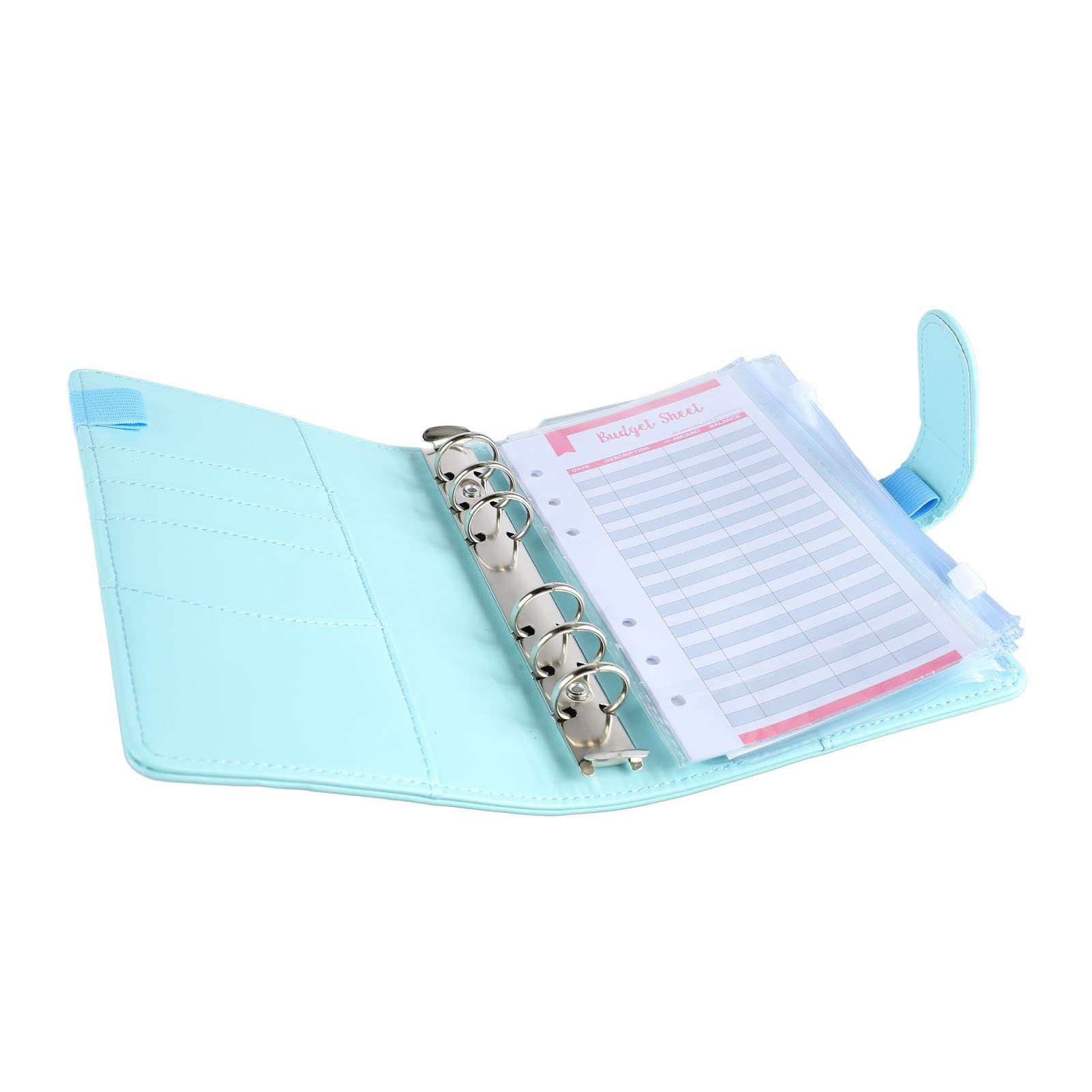 Copertina Notebook A6 6 Anelli In Pelle PU Con Chiusura Magnetica – Raccoglitore Ricaricabile Per Agende