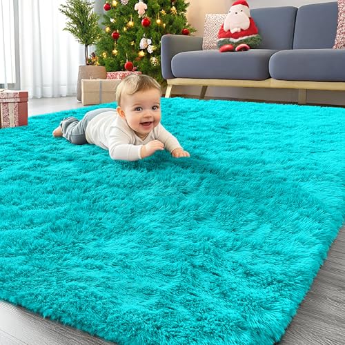 OLANLY Area Rugs for Living Room Bedroom, Machine Washable 4x5.9