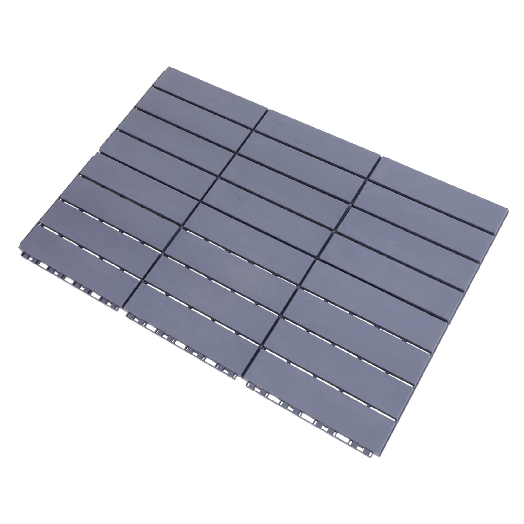 Uonlytech 6 Baldosas de Plástico Pp para Suelo de Patio y Baño, Instalación Fácil y Desmontaje Sencillo, Ideales para Decoración de Exteriores y Terrazas