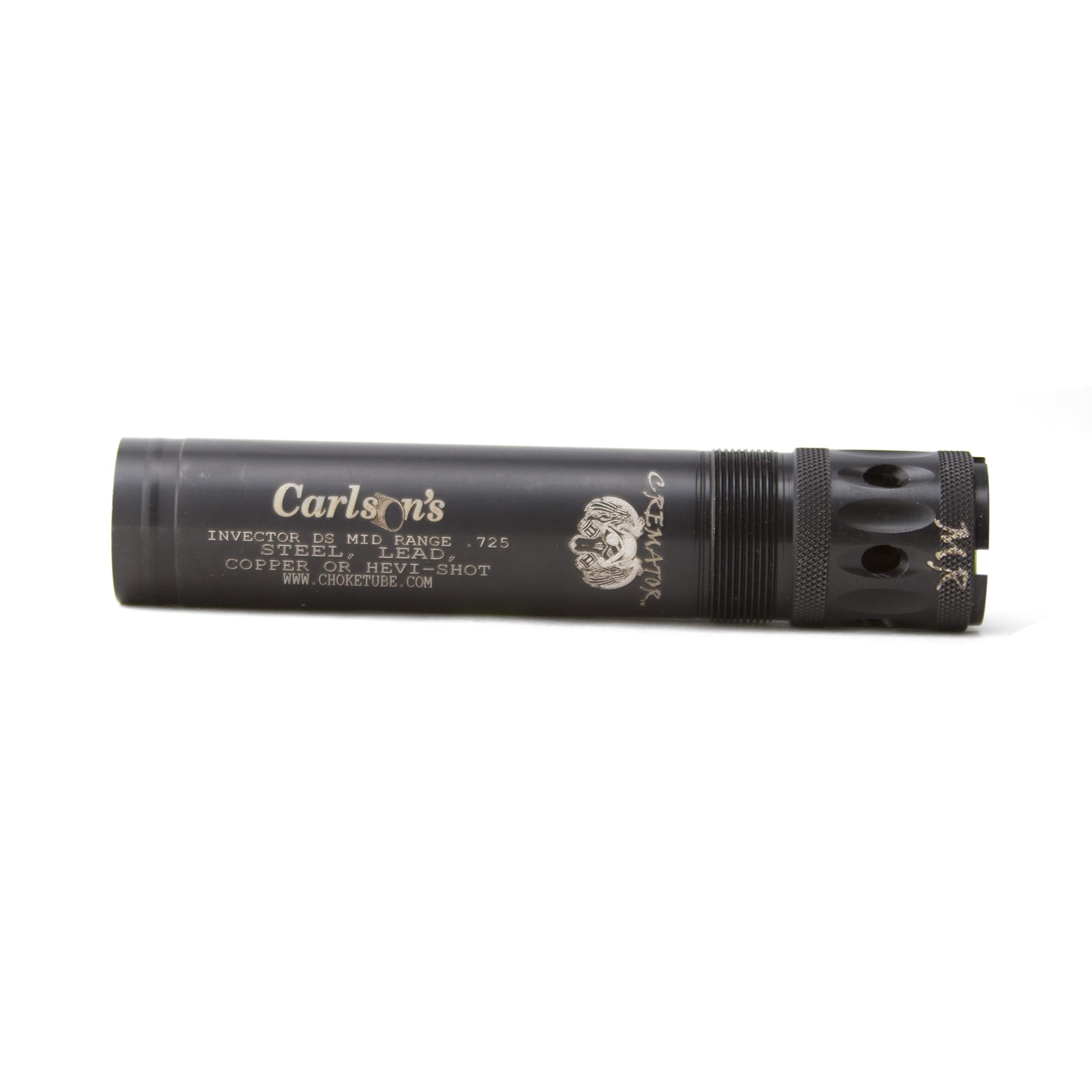 Carlson's Tubos de estrangulamiento calibre 12 para Browning Invector DS [rango medio | Diámetro 0.725] Acero azul | Tubo de estrangulador para aves acuáticas con puerto de cremador | Fabricado en